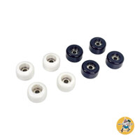 Bộ bánh ván trượt ngón tay Fingerboard 65D Solid Pro với Vòng Bi ABEC-5