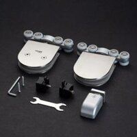 Bộ bánh xe cửa lùa kính ray nhôm VICKINI 62226.001 SSS