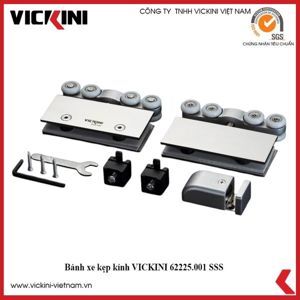 Bộ bánh xe kẹp kính Vickini 62225.001 SSS