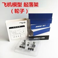 Bộ bánh xe mô hình máy bay mô phỏng máy bay dân dụng với phụ kiện bánh răng hạ cánh có thể tháo rời 250L319