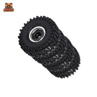 Bộ bánh xe và lốp xe RC predolo 4x 1.0 "Thay thế cho xe RC SCX24 FMS24 1: 24