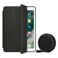 Bộ Bao Da Cho iPad Pro 2 9.7 inch Smart Case Và Hộp Đựng Tai Nghe  Hàng Nhập Khẩu - Đen