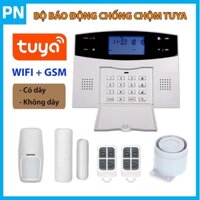 Bộ báo động chống trộm có dây và không dây bản tieng viet