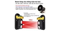 Bộ báo trộm chống leo hàng rào bằng tia laze ABT-100V3, chuyên cho sân vườn, vườn lan, vườn cây ăn trái, ao chuồng
