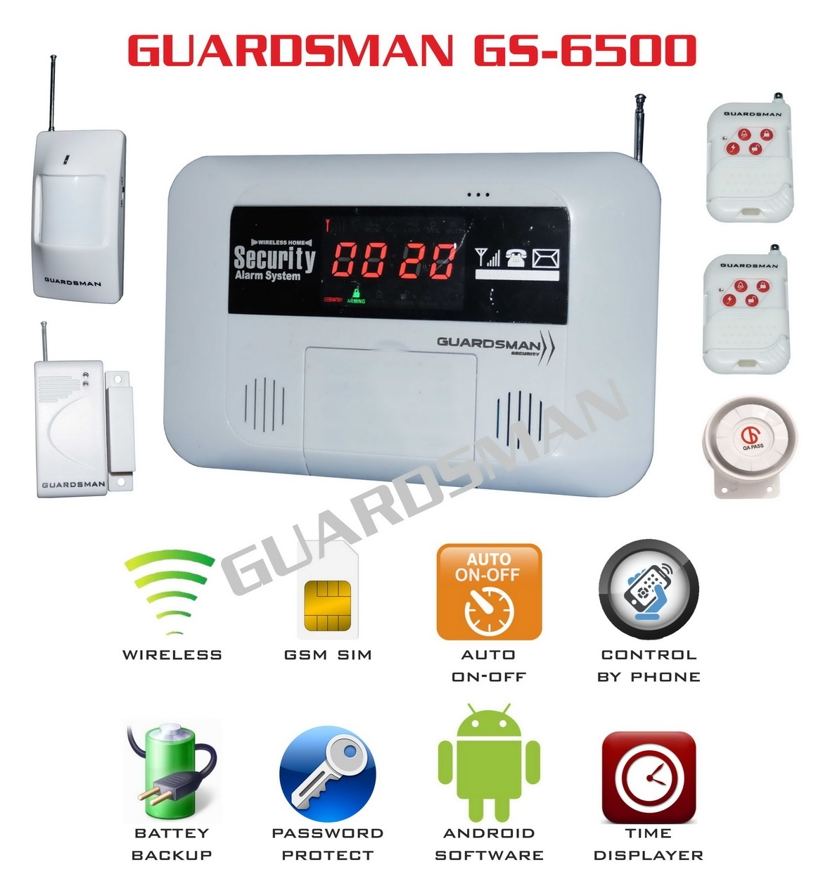 Bộ báo trộm không dây Guardsman GS-6500