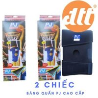 Bó bảo vệ đầu gối dạng quấn dính PJ PJ-758A cao cấp (Xanh đen) 2 chiếc