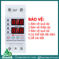 Bộ bảo vệ đứt dây trung tính, quá áp, thấp áp, quá dòng 63A