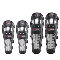 bộ bảo vệ khuỷu tay đầu gối moto Bộ bảo vệ đầu gối đi phượt phụ kiên chắc chắn siêu bền