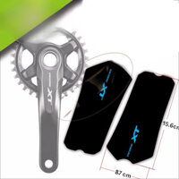 Bộ bảo vệ tay quay XT m8000 Bộ bảo vệ Vinyl cho xe đạp MTB Shimano Deore