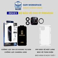Bộ Bảo Vệ Toàn Diện Iphone 10H DEKEY Master Glass 3D Premium
