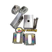 Bộ bass tăng sên nhôm CNC kèm nẹp gấp titan dành cho dòng Winner X