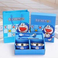 Bộ bát ăn chống nóng Doraemon đáng yêu cho bé
