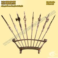 Bộ bát bửu, 8 binh khí bằng đồng – vật phẩm phong thủy