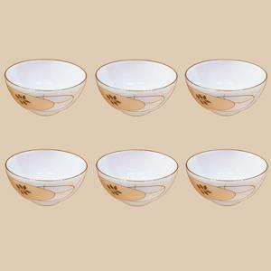 Bộ bát cơm đáy nhỏ hoa lan