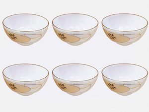 Bộ bát cơm đáy nhỏ hoa lan