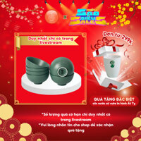 Bộ bát cơm gia đình đẹp 6 và 10 món xanh cổ vịt - Chén ăn cơm sứ cao cấp phong cách Bắc Âu - Vỡ 1 đổi 1