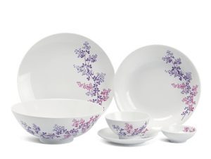 Bộ bát đĩa 09sp Daisy Cỏ Tím Minh Long