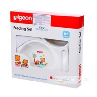 Bộ bát đĩa tập ăn Pigeon  cho bé