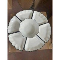 Bộ bát hoa mặt trời ,bộ 6 tiện lợi bày mâm cơm sang trọng dễ dùng sang chảnh