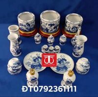 BỘ BÁT HƯƠNG VẼ SEN ĐẾ GỖ SƠN SON THẾP VÀNG ĐK BÁT 16,18,20CM - BỘ2 BÁT18 1 BÁT20 KÈM BỘ TƯƠNG XỨNG