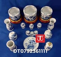 BỘ BÁT HƯƠNG VẼ SEN ĐẾ GỖ SƠN SON THẾP VÀNG ĐK BÁT 16,18,20CM - BỘ2 BÁT18 1 BÁT20 KÈM BỘ TƯƠNG XỨNG