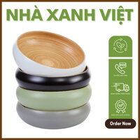 Bộ bát, thìa, dĩa bằng tre D30H8 💥 HÀNG LOẠI 1 💥 Set tô thủ công mỹ nghệ bằng tre an toàn khi sử dụng