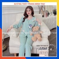 Bộ bầu - bộ sau sinh - cho con bú - 2 chức năng - chất liệu cotton (  mèo tom - QDTD - MS - 05 )