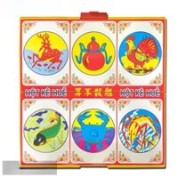Bộ bầu cua tôm cá, bộ đồ chơi bầu cua, bộ bầu cua nhựa, bộ bầu cua cao cấp bàn nhựa xúc xắc thú vị