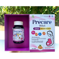 Bổ bầu Precare Walnuts DHA nhập khẩu Đan Mạch( lọ 30 viên)