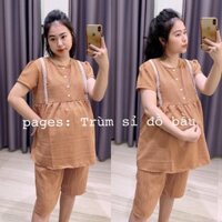 Bộ bầu và sau sinh kẻ kéo khóa cực hot - 𝐁𝐋𝟏𝟒