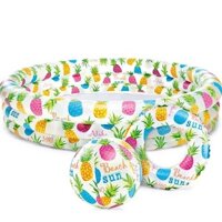 Bộ bể 1m32 + bóng + phao Intex 59469