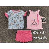 Bộ bé gái 3 món kỳ lân hồng