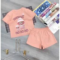 Bộ bé gái hình labubu cho bé gái siêu xinh cho bé 6-24kg.BGL50