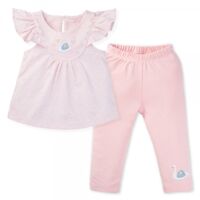 Bộ bé gái lửng Thiên Nga Animo VD1223050 (6M-6Y,Hồng nhạt)