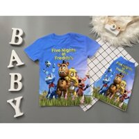 bộ bé trai five nights at freddy thun lạnh thái in 3D 10-60kg