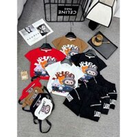 Bộ bé trai LABUBU kèm túi quần kaki siêu chất - BLKT