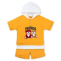 Bộ bé trai ngắn có nón Animo HN1125006 (1-6Y,Vàng, TT02)
