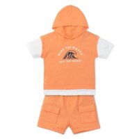 Bộ bé trai ngắn có nón Bst Aloha Animo HN0625008 (1-6Y,Cam,TT02)