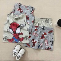 BỘ BÉ TRAI SET 2 BỘ ĐÙI ÁO BA LỖ NGƯỜI NHỆN CHO BÉ M996925