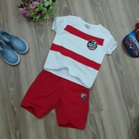 Bộ bé trai thun cotton 4c đắp logo cá tính 
Sz 2-9: 
Sz 10-15: 
Có 5 màu phối như hình