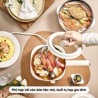 Bộ Bếp Điện Đơn Kèm Nồi Đa Năng Bear 2.5L Có Xửng Hấp, Nấu Lẩu Mini SB-NL25L - Nồi Lẩu, Nồi Điện Nồi Lẩu Điện Nấu Ăn