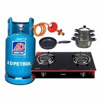 bộ bếp gas đôi hồng ngoại taka hg5