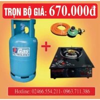 Bộ bếp gas đơn kính