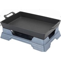 Bộ bếp nướng cồn khô bếp lẩu đá size 16x24cm