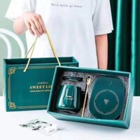 Bộ bếp từ mini kèm cốc hâm nóng đồ uống (Chú ý: hâm nóng chứ không phải đun sôi)