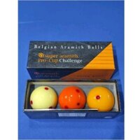 Bộ bi 3c (3 băng) BỈ 61,5mm dùng cho clb bida