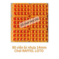 bộ bi 90 viên có in số 1-90 - bi nhựa có số - bộ bi số bóc thăm