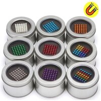Bộ Bi Xếp Hình 6 màu 216 viên đường Kính 5mm tặng thẻ cắt