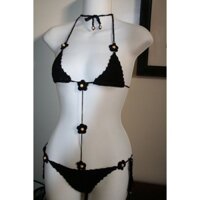 Bộ bikini len móc thủ công - Bộ đồ bơi len móc handmade( Hàng có sẵn)