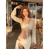 Bộ bikini lưới 4 chi tiết